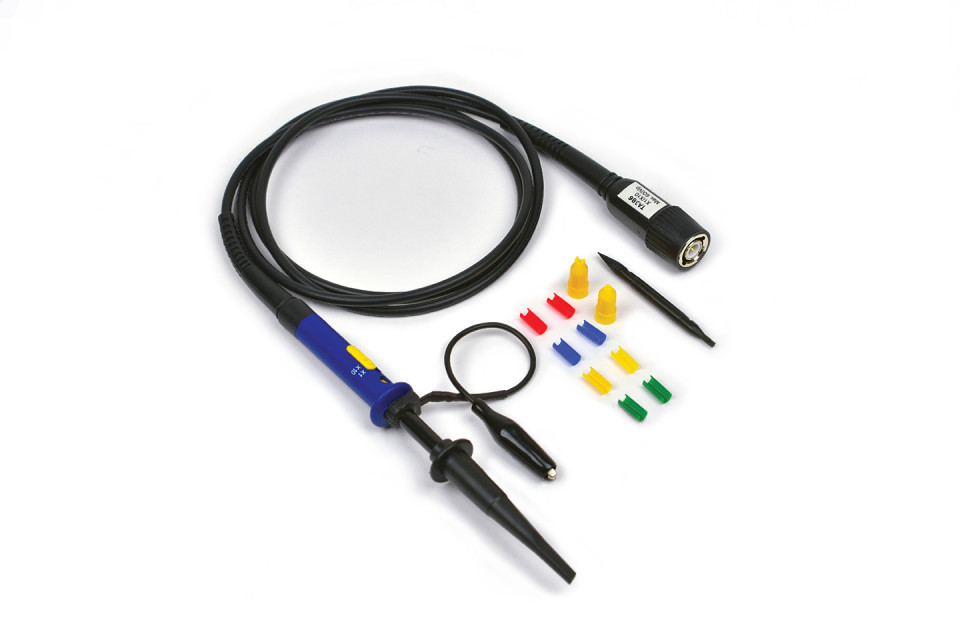 TA386 - Passive oscilloscope probe: 200 MHz bandwidth 1:1/10:1 switchable, BNC