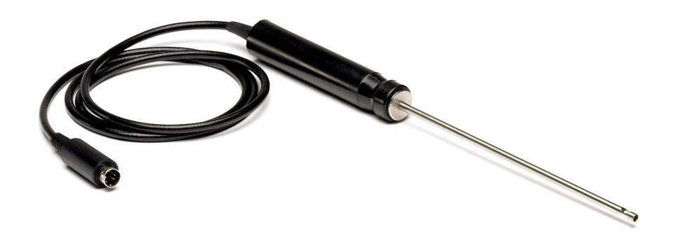 PT100 air probe, high temperature, 1 m